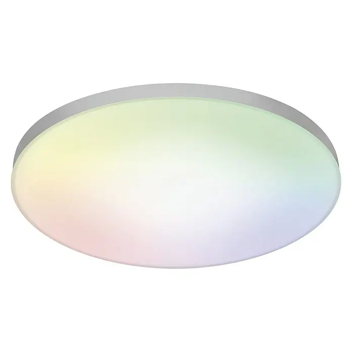 Ledvance Smart+ WiFi LED-Panel rund Framelesspanel RD CCT RGB 30cm - Ø x H: 30 cm x 69 mm, Weiß, RGB - Ansicht von unten
