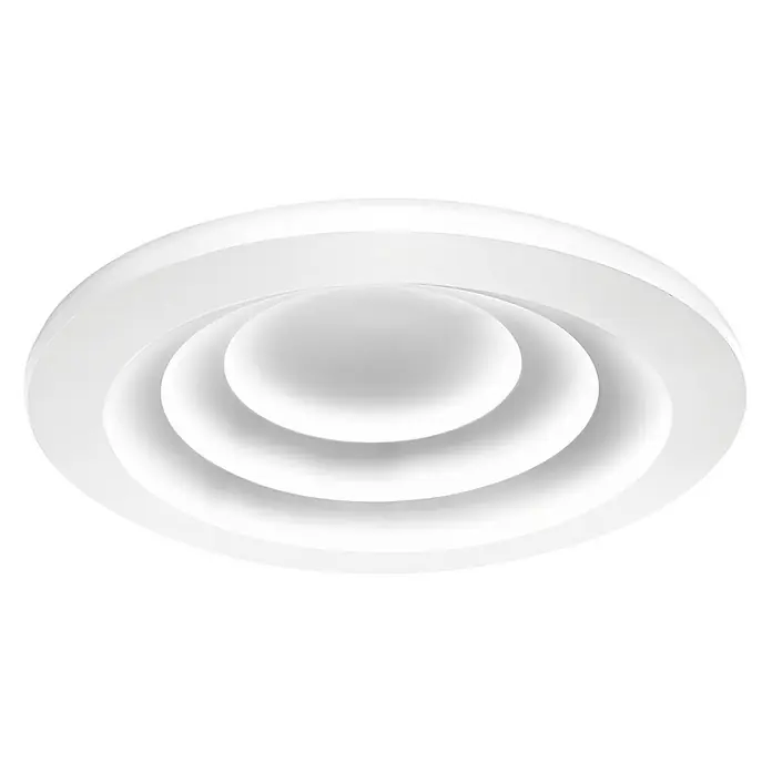 Ledvance Smart+ WiFi LED-Deckenleuchte rund Ceiling Spiral CCT - Ø x H: 500 x 66 mm - Ansicht von unten