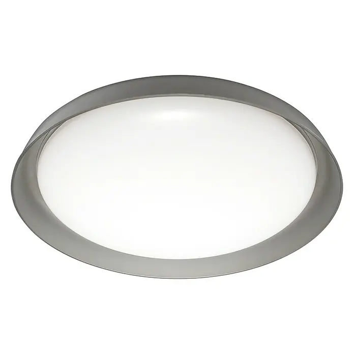 Ledvance Smart+ WiFi LED-Deckenleuchte rund Ceiling Plate CCT - 26 W, Ø x H: 430 x 70 mm, Grau - Ansicht von unten