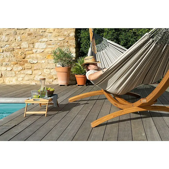 La Siesta Estructura para hamaca Elipso - Carga soportada: 160 kg - Producto en uso