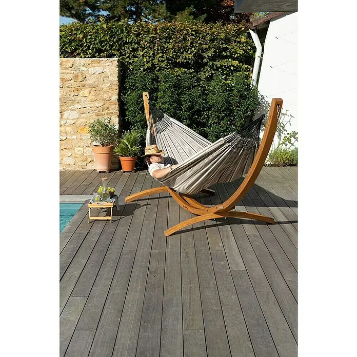 La Siesta Estructura para hamaca Elipso - Carga soportada: 160 kg - Producto en uso