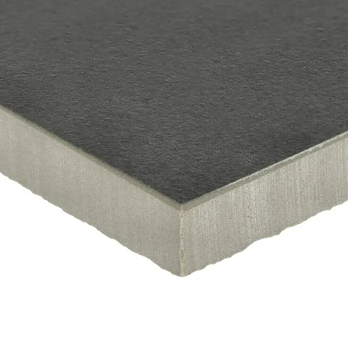 Palazzo Feinsteinzeugfliese Living Stone - 30 x 60 cm, Schwarz, Matt - Detailaufnahme