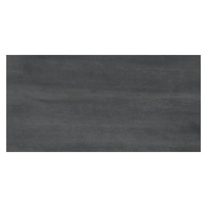 Palazzo Feinsteinzeugfliese Living Stone - 30 x 60 cm, Schwarz, Matt - Draufsicht