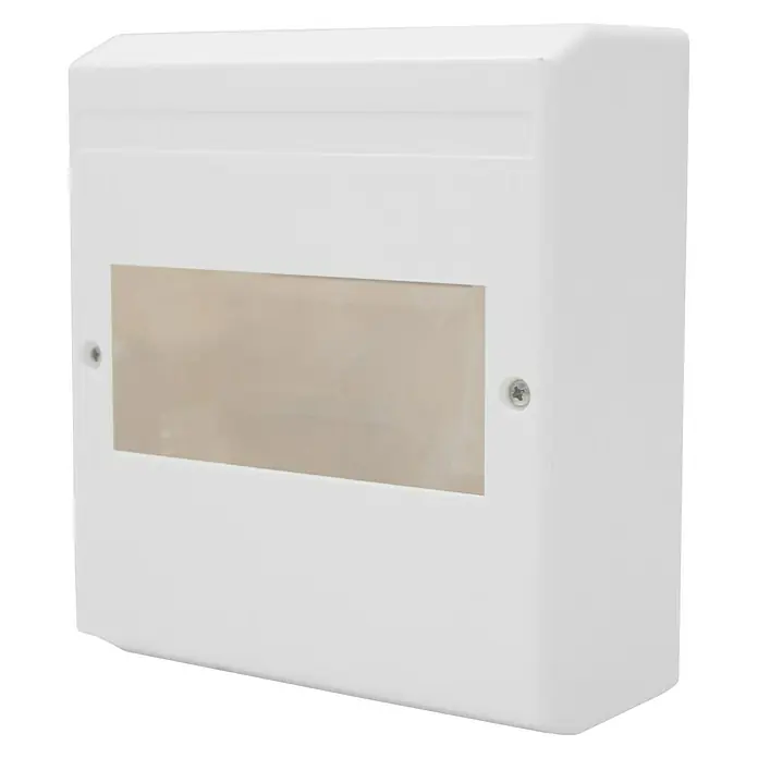 F-tronic Automatenkasten - 160 x 140 x 65 mm, Anzahl Reihen: 1 Stk., Anzahl Module: 6 Stk. - Diagonale Ansicht