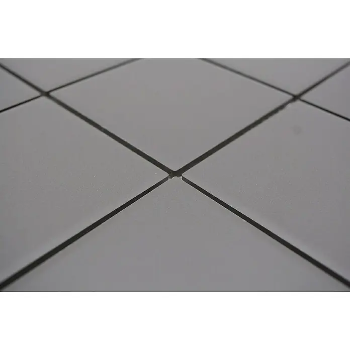 Mozaïektegel vierkant Uni CU 952 - 29,8 x 29,8 cm, Bruin, Mat - Close-up