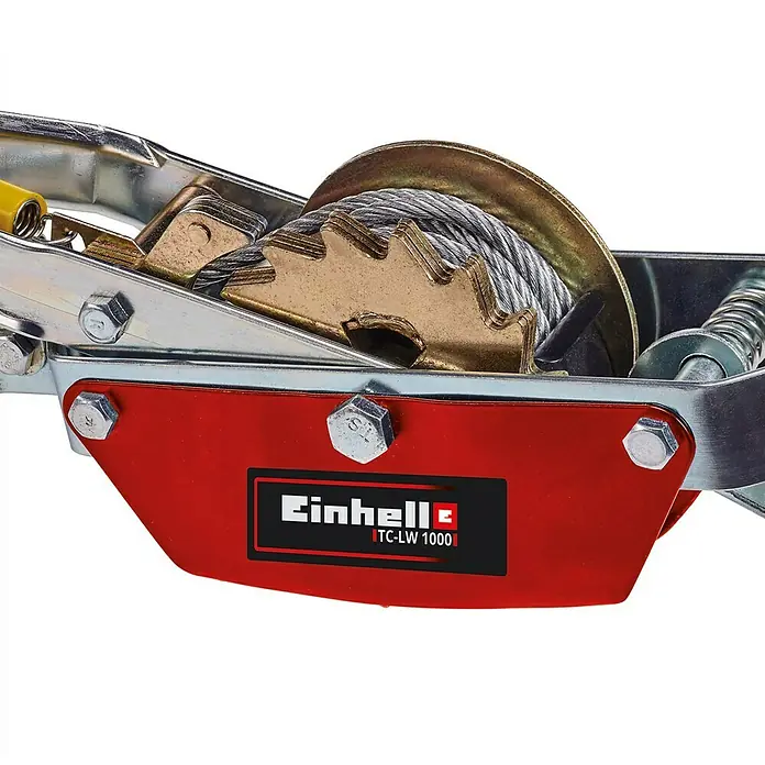 Einhell Handhebelseilzug TC-LW 1000 - Tragkraft: 1.000 kg mit Umlenkrolle - Detailaufnahme