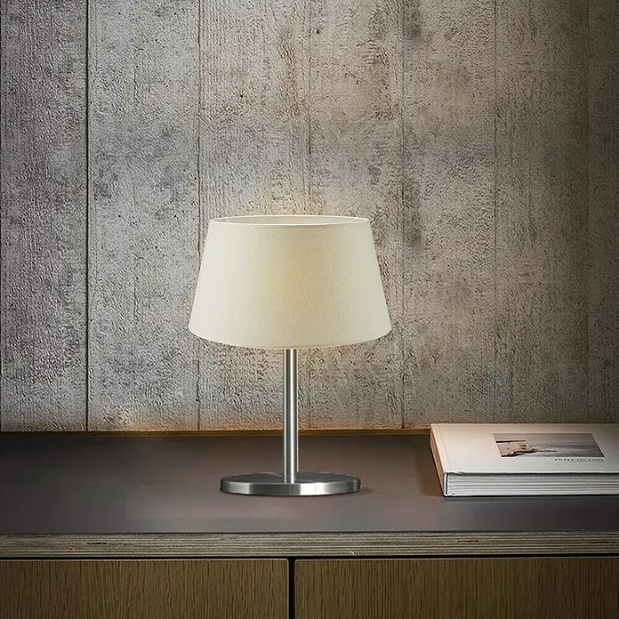 Home Sweet Home Lampenkap Melrose - Ø x h: 35 x 19 cm, Warm White, Stof, Rond - Sfeeropname