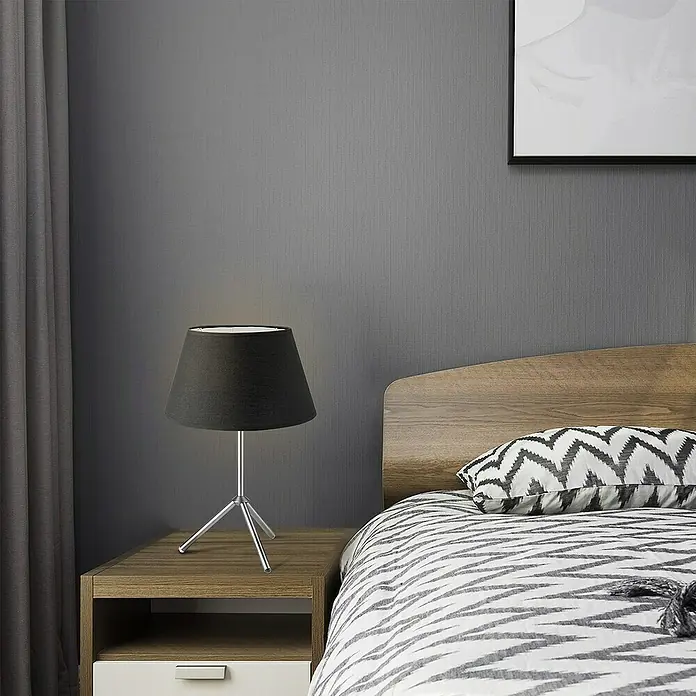 Home Sweet Home Lampenkap Largo - Ø x h: 30 x 17 cm, Night Black, Stof, Rond - Sfeeropname