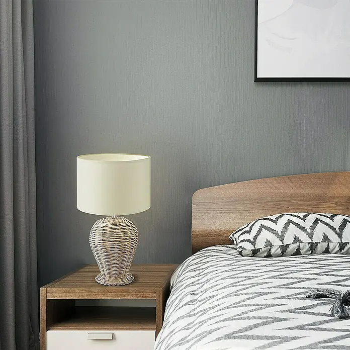 Home Sweet Home Lampvoet Rotan - 40 W, Kleur: Bruin, Hoogte: 45 cm - Sfeeropname