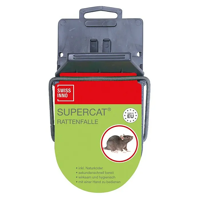 Swissinno SuperCat Rattenfalle - Kunststoff - Vorderansicht