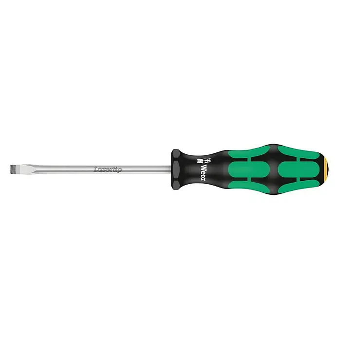 Wera Kraftform Plus Schraubendreher 334 - Klingenlänge: 100 mm, Klingenbreite: 5 mm - Vorderansicht