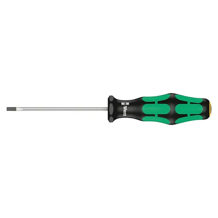 Wera Kraftform Plus Schraubendreher 335 - Klingenlänge: 80 mm, Klingenbreite: 3 mm - Vorderansicht