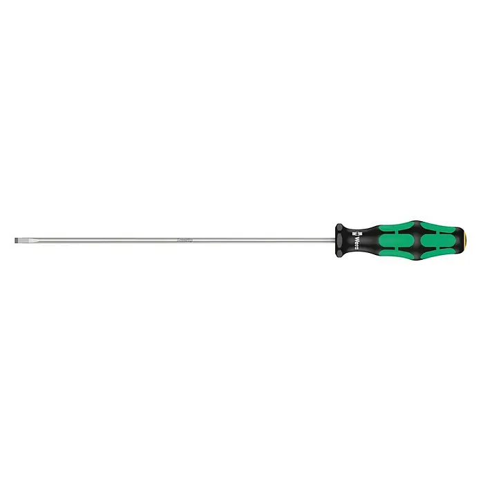 Wera Kraftform Plus Schraubendreher 335 - Klingenlänge: 200 mm, Klingenbreite: 3,5 mm - Vorderansicht