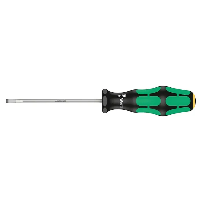 Wera Kraftform Plus Schraubendreher 335 - Klingenlänge: 100 mm, Klingenbreite: 4 mm - Vorderansicht