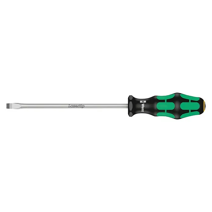 Wera Kraftform Plus Schraubendreher 334 - Klingenlänge: 175 mm, Klingenbreite: 8 mm - Ansicht von oben