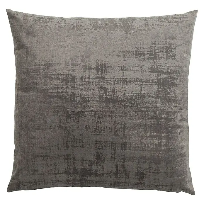 Kissen Vintage Velvet - Charcoal Grey, 50 x 50 cm, 100 % Polyester - Vorderansicht
