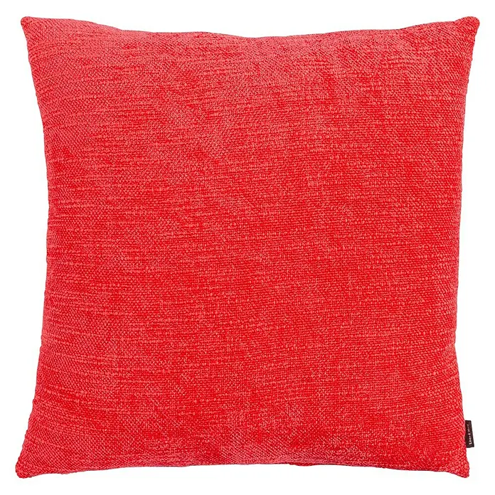 Kissen Coco Chenille - Rot, 45 x 45 cm, 100 % Baumwolle - Vorderansicht