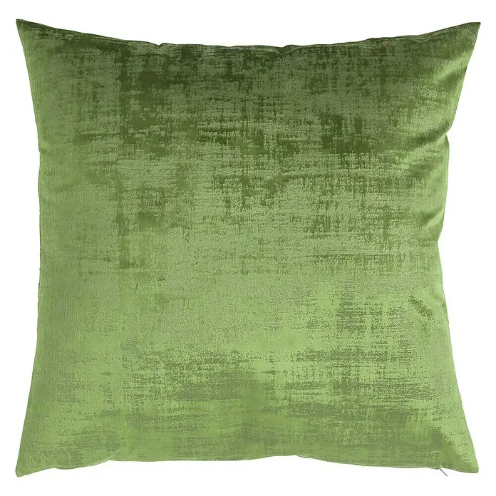Kissen Vintage Velvet - Grün, 50 x 50 cm, 100 % Polyester - Vorderansicht