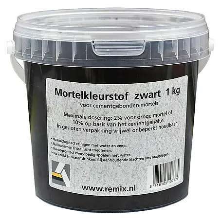 Remix  Pigment voor mortels Zwart