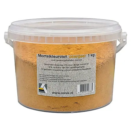 Remix  Pigment voor mortels Okergeel