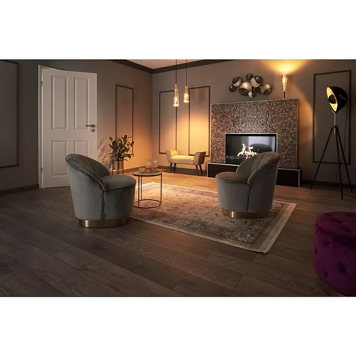 Sitzbank Tiffany - 100 x 30 x 54 cm, Anthrazit - Stimmungsaufnahme