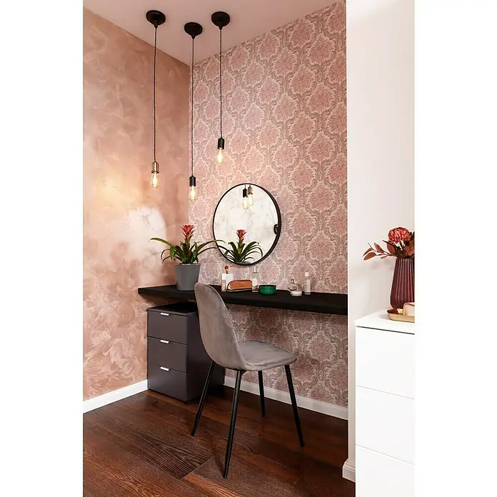 AS Creation Vliestapete Paradise Garden - Altrosa, Ornament, 10,05 x 0,53 m - Stimmungsaufnahme