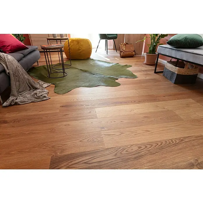 Living by Haro Fertigparkett Eiche Mokkabraun - 1.085 x 173 x 12 mm, Landhausdiele - Stimmungsaufnahme