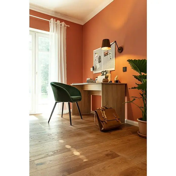 Living by Haro Fertigparkett Eiche Mokkabraun - 1.085 x 173 x 12 mm, Landhausdiele - Stimmungsaufnahme