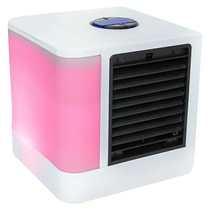 Proklima Luftkühler - 5 W, Weiß, 14 x 14 x 14,5 cm, USB - Diagonale Ansicht