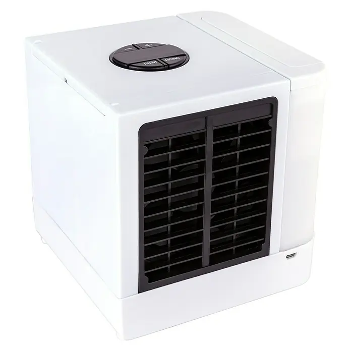 Proklima Luftkühler - 5 W, Weiß, 14 x 14 x 14,5 cm, USB - Diagonale Ansicht