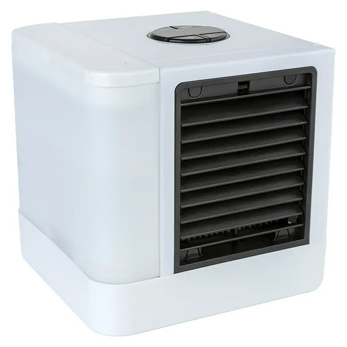 Proklima Luftkühler - 5 W, Weiß, 14 x 14 x 14,5 cm, USB - Diagonale Ansicht