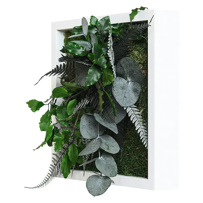 styleGreen Pflanzenbild Dschungeldesign - 22 x 22 cm - Diagonale Ansicht