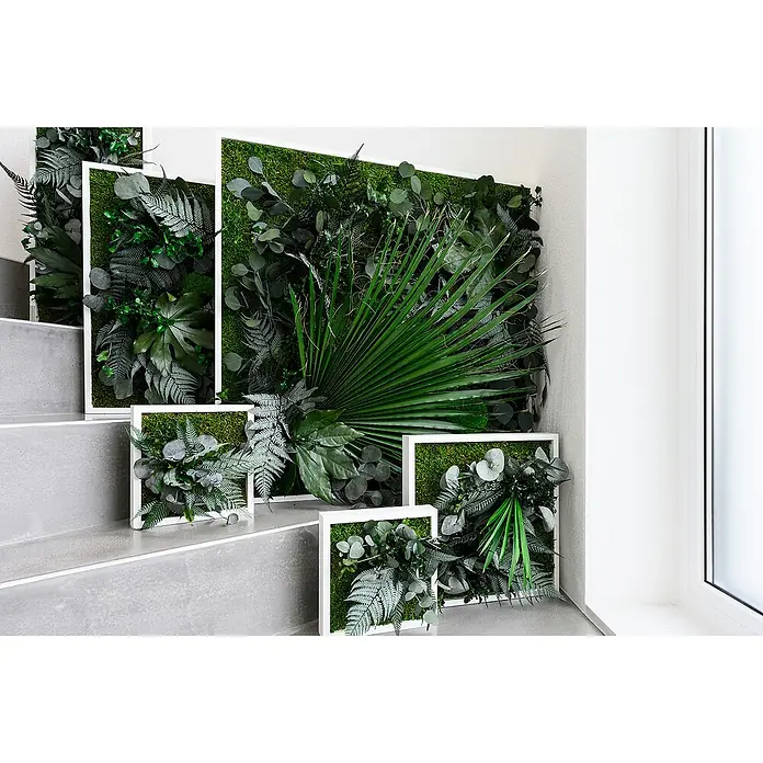 styleGreen Pflanzenbild Dschungeldesign - 22 x 22 cm - Stimmungsaufnahme