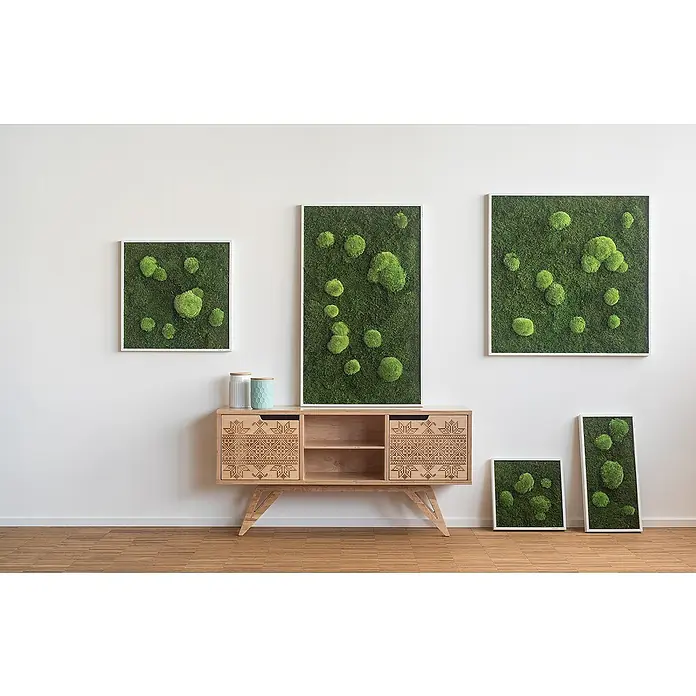 styleGreen Moosbild - 80 x 80 cm - Stimmungsaufnahme