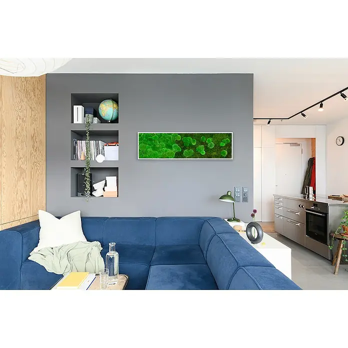 styleGreen Moosbild - 140 x 40 cm - Stimmungsaufnahme
