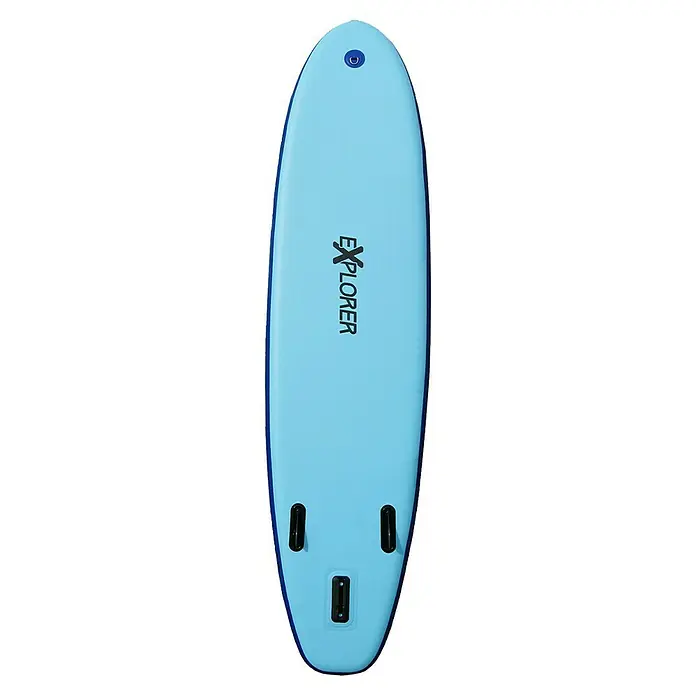 Explorer SUP-Board-Set 320 - L x B x H: 320 x 76 x 15 cm, Nutzlast: 130 kg, Blau, Aufblasbar - Ansicht von unten