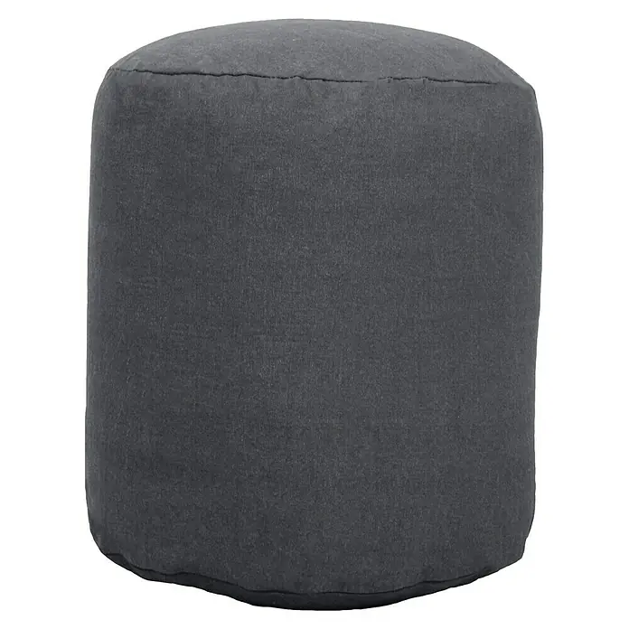Sitzhocker - Ø x H: 38 x 45 cm, Castor Grey - Vorderansicht