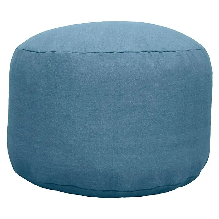 Sitzhocker - Ø x H: 50 x 38 cm, Ombre Blue - Vorderansicht