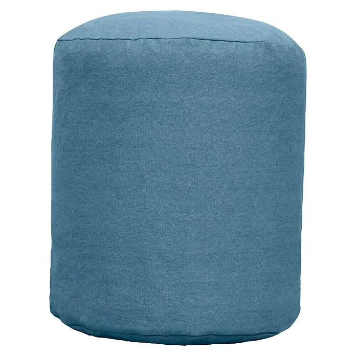 Sitzhocker - Ø x H: 38 x 45 cm, Ombre Blue - Vorderansicht