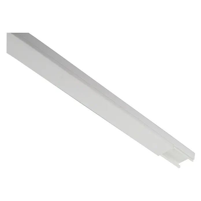 Kabelgoot P25 - 2 m x 25 mm x 13 mm, Kunststof - Diagonaal zicht