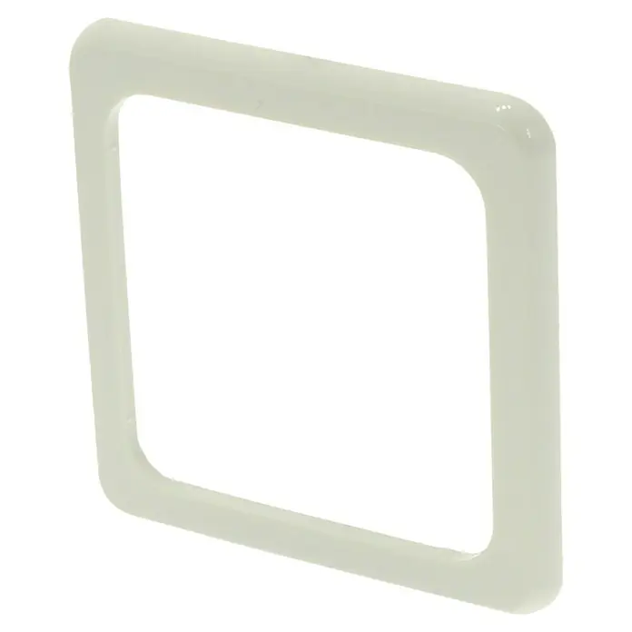 Peha Afdekraam - Kunststof, Wit, Frame enkelvoudig - Diagonaal zicht