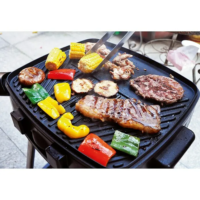 Buschbeck Elektrogrill Power Grill RO906 - 2.000 W, Hauptgrillfläche: 40 x 35 cm - Anwendungsbeispiel