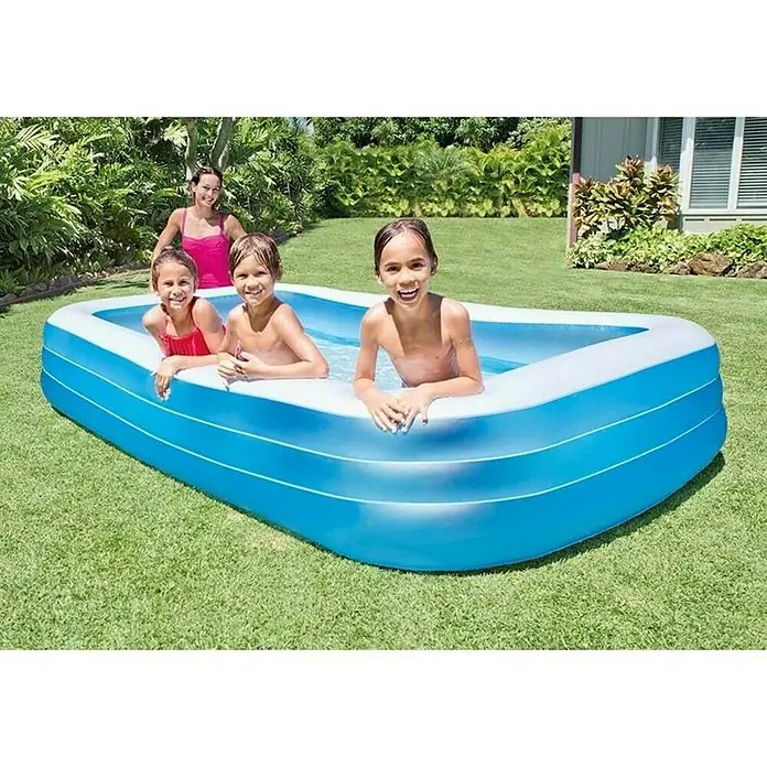 Intex Bazen - D x Š x V: 183 x 305 x 56 cm, 1.000 l, Plavo-bijele boje - Proizvod u upotrebi