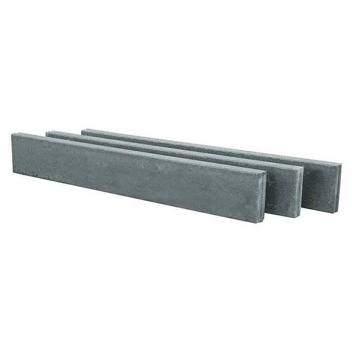 Opsluitband - Grijs, 100 x 5 x 15 cm - Diagonaal zicht