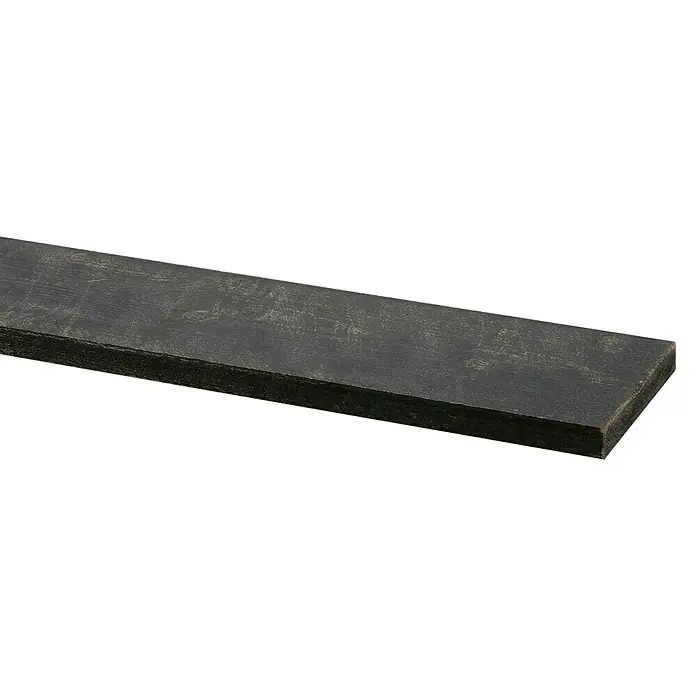 Massief houten plank Steigerhout - Diepzwart, 500 x 19,5 x 2,8 cm - Close-up