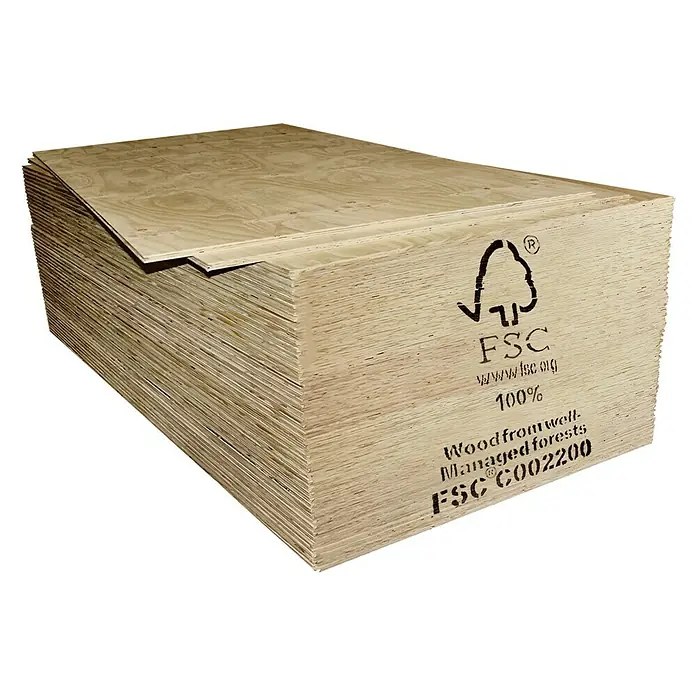 Underlayment - 2.440 x 610 x 18 mm - Diagonaal zicht