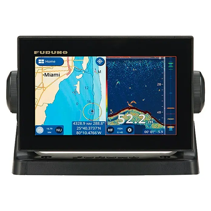 Plotter-sonda con GPS FUGP-1871F - Tipo de pantalla: 7” TFT, 50/200 kHz - Vista frontal