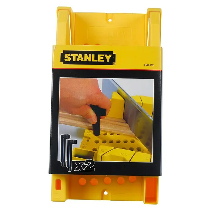 Stanley Gehrungslade - Gelb, Kunststoff, L x B x H: 300 x 130 x 80 mm - Draufsicht