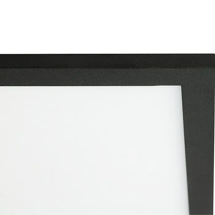 LED-Panel Buffi - 18 W, L x B x H: 29,5 x 29,5 x 5 cm, Schwarz, Neutralweiß - Detailaufnahme