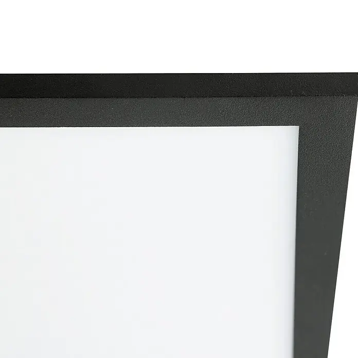 LED-Panel Buffi - 40 W, L x B x H: 59,5 x 59,5 x 5 cm, Schwarz, Neutralweiß - Detailaufnahme